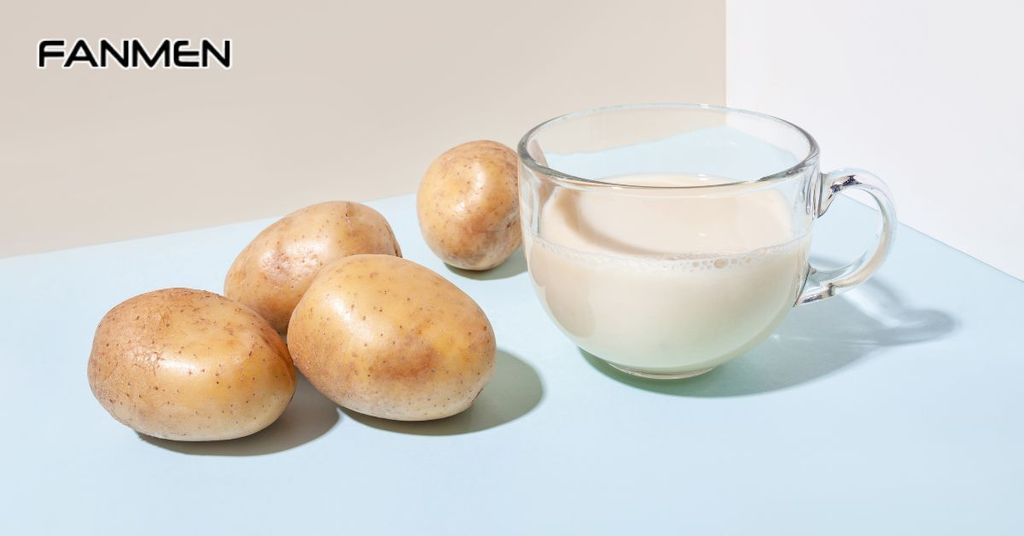 Cách trị mụn thâm tại nhà từ sữa tươi và khoai tây