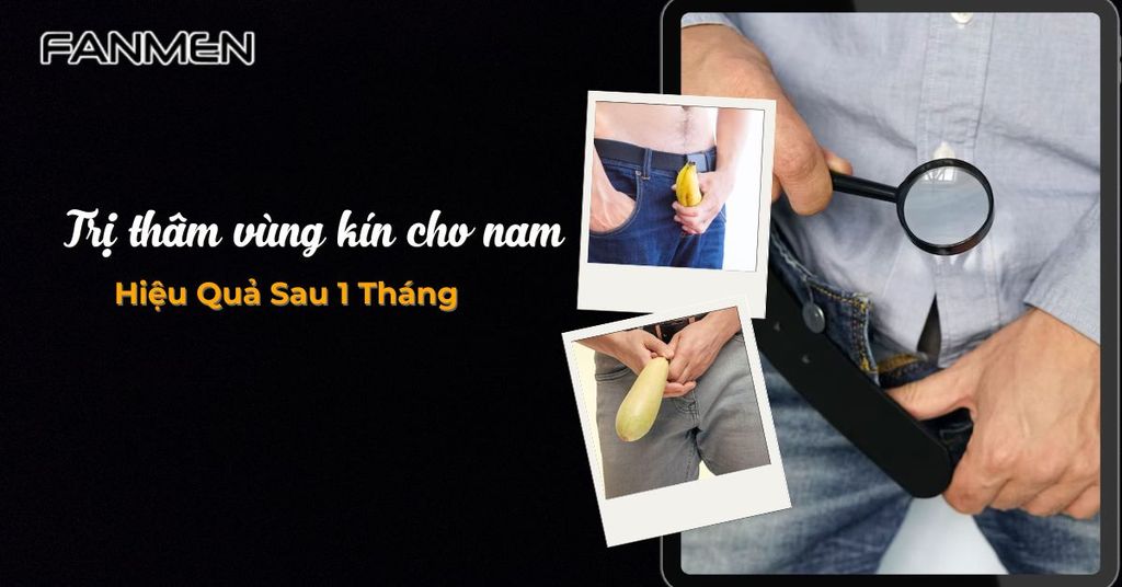 Trị thâm vùng kín cho nam