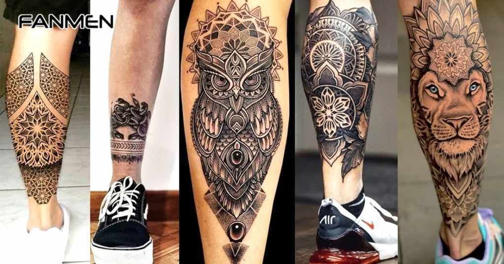 Tribal Leg Tattoo 4