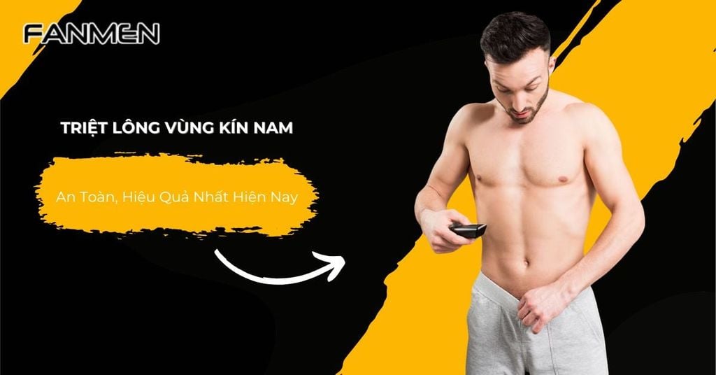 triệt lông vùng kín nam