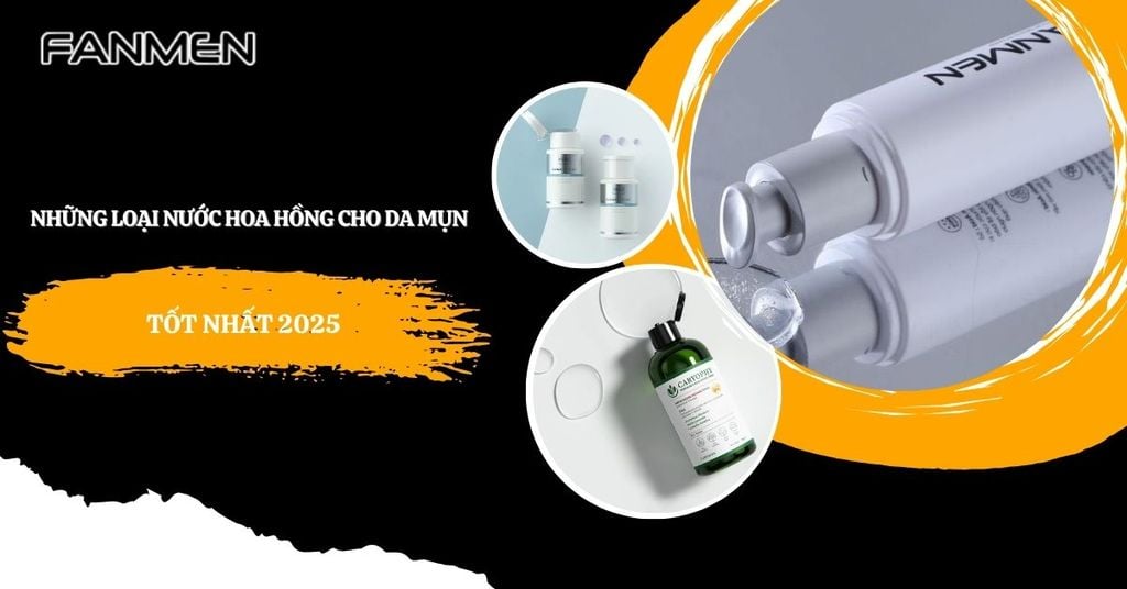 những loại nước hoa hồng tốt cho da mụn