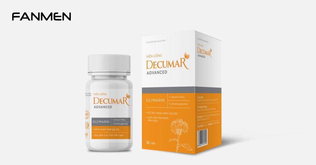 Viên uống trị mụn Việt Nam Decumar Advanced