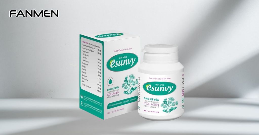 Viên uống Esunvy giảm mụn trứng cá, giảm vết thâm