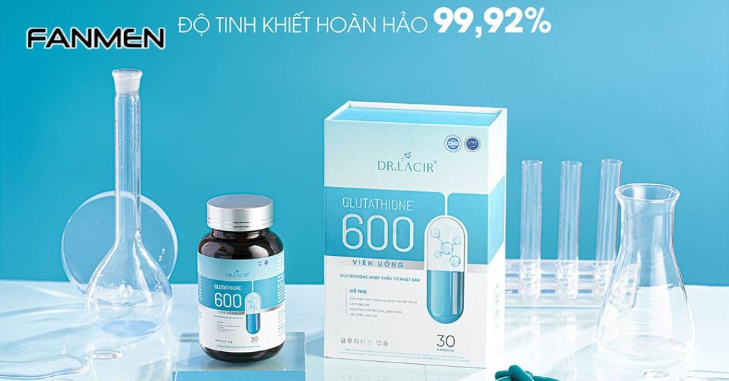 Viên uống trắng da Glutathione 600 Dr Lacir