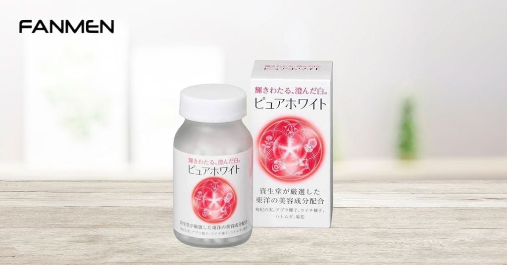 Viên uống trắng da cho nam giới Pure White C Nhật Bản