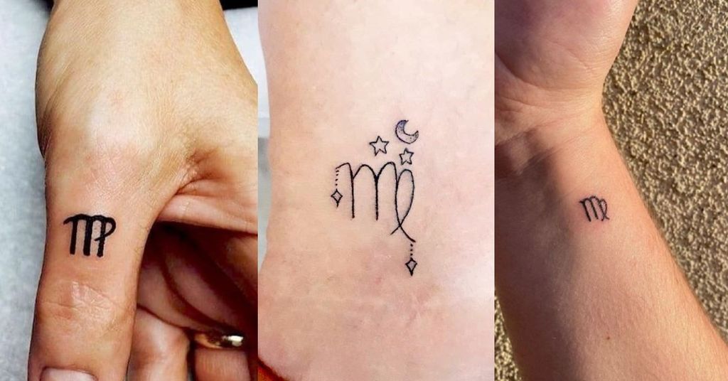 Hình Xăm Biểu Tượng Cung Xử Nữ Đơn Giản 1