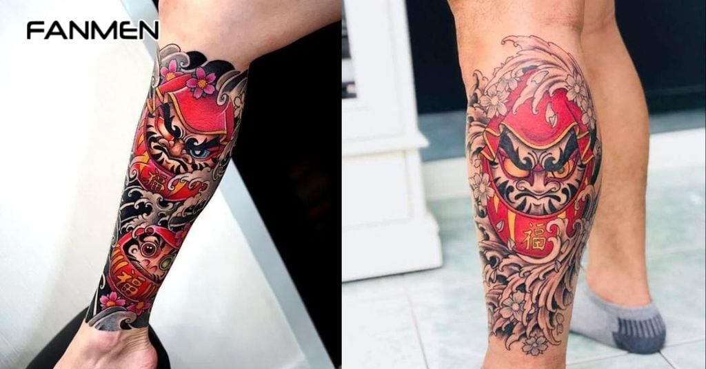 Hình Xăm Full Chân Phong Cách Biểu Tượng 1