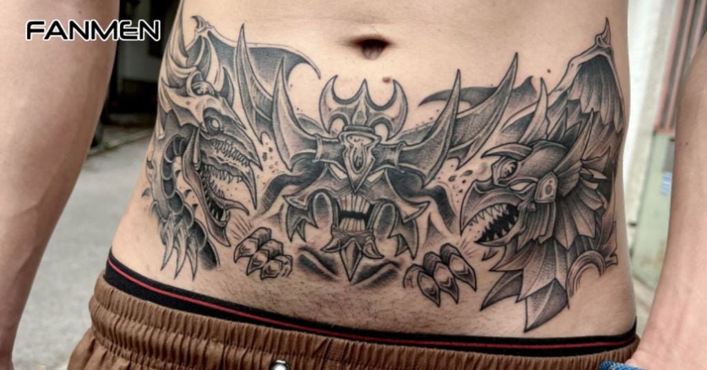 hình xăm vùng kín nam cá tính mạnh