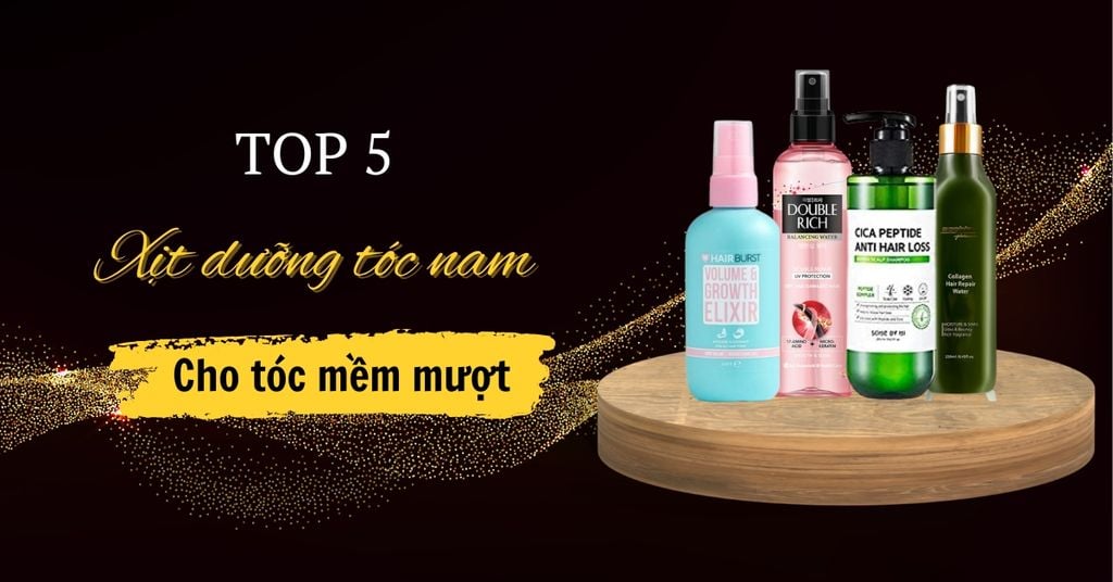 xịt dưỡng tóc nam