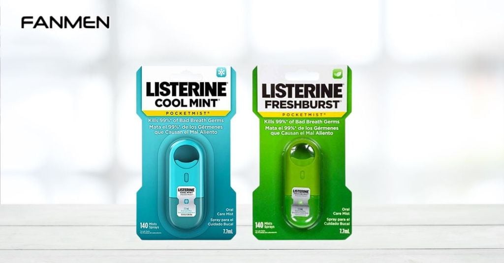 Chai xịt miệng Listerine Cool