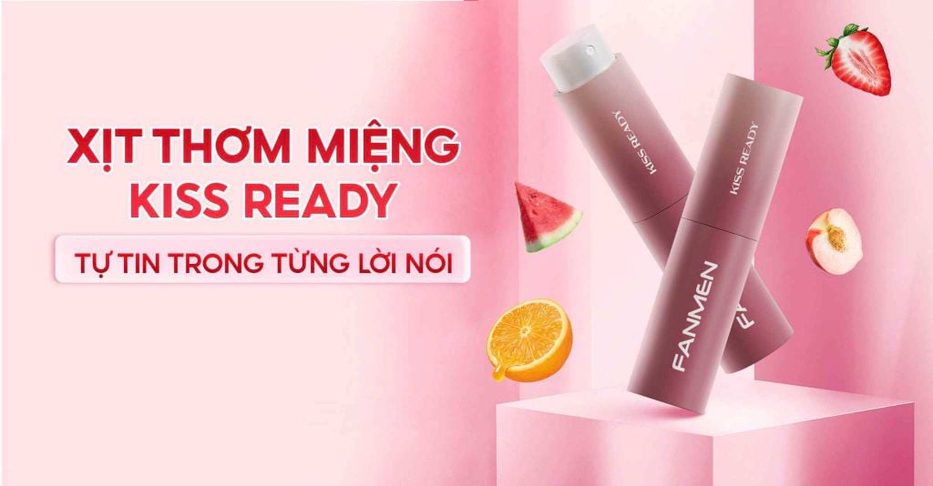 Xịt thơm miệng Kiss Ready Fanmen