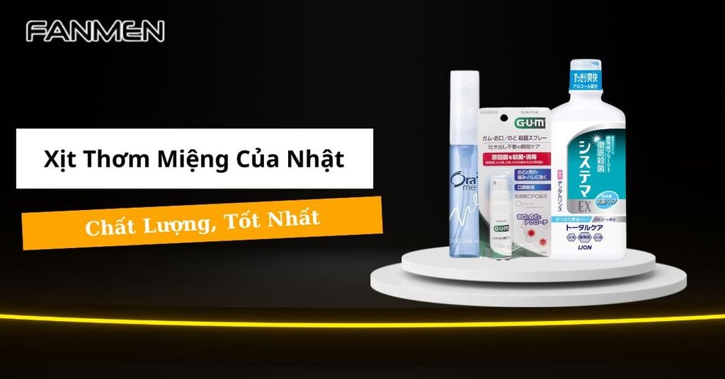 Xịt thơm miệng của Nhật