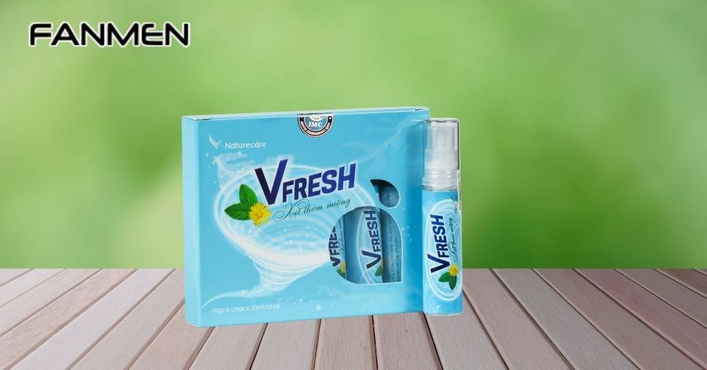 Chai xịt thơm miệng Vfresh